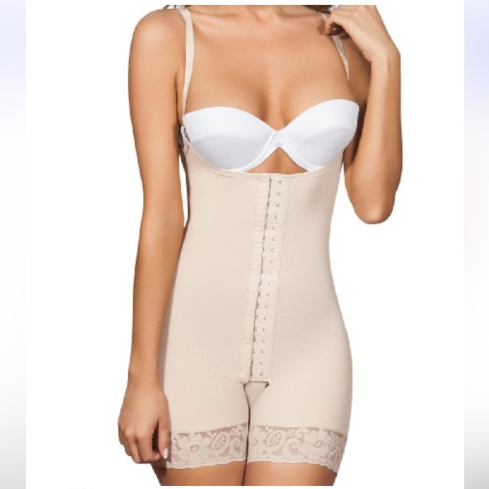 Elegant Beige Shapewear Bodysuit